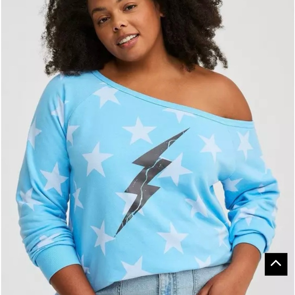 Torrid Blue Star Sweater